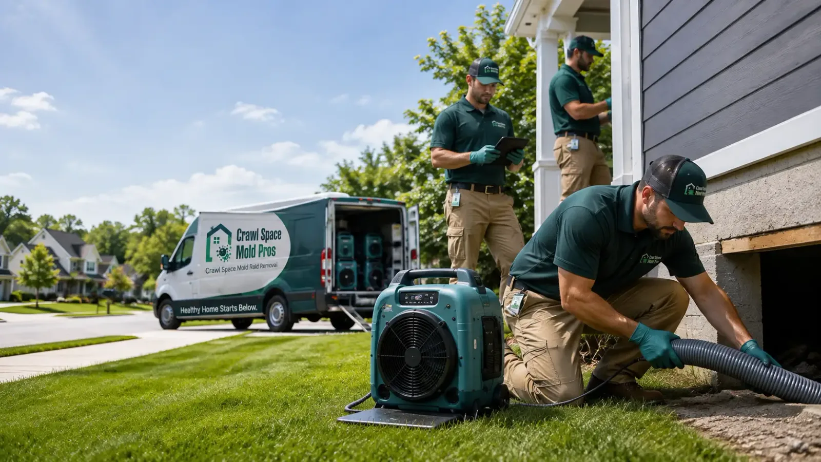Crawl Space Mold Removal in Assaria, KS